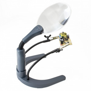 Lupa hands-free HelpingHands, putere 2x cu cleme reglabile - Carson - Img 9
