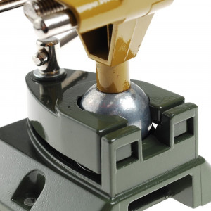 Menghina reglabila FMZ cu clema de fixare pe banc Proxxon 28608, falci 75 mm, deschidere 70 mm, articulatie sferica - Img 5