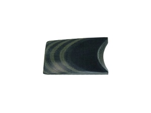 Micarta Canvas (foaie de cort) Green/Black 2/2- 9.5 mm, pentru maner de cutit