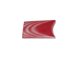 Micarta Canvas (foaie de cort) Red- 9.5 mm, pentru maner de cutit