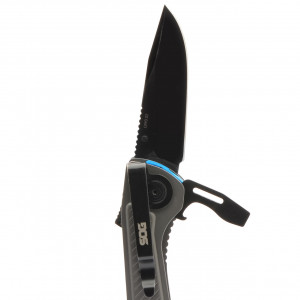 Multitool SOG Flash MT Urban Gray & Cyan, 7 functii, lama CRYO D2, deschidere asistata - Img 2