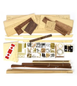 Navomodel Pescuit si regate Schooner Bluenose II, scara 1:75 Kit de model de nava din lemn - Artesania Latina - Img 2