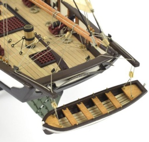 Navomodel Schooner american Harvey, scara 1:60 Kit model de navă din lemn - Artesania Latina - Img 9