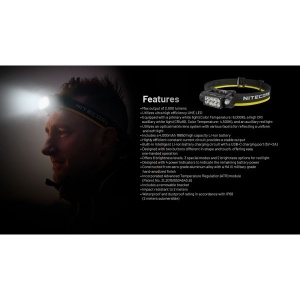 Nitecore HC65 UHE, Lanterna Frontala 2000 Lumeni - Img 24