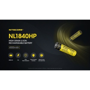 Nitecore NL1840HP Acumulator 18650 4000mAh 10A - Img 3