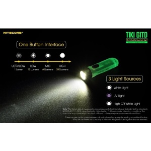 Nitecore TIKI GITD - Lanterna Breloc Fosforescenta - Img 16