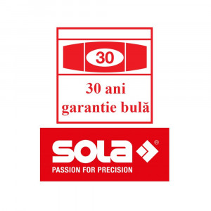Nivela cu profil tubular AVD cu o bula reglabila, SOLA - Img 5