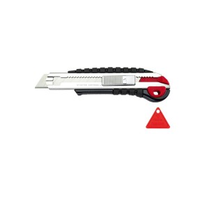NT Cutter L-2500GRP Cutter Metalic Magazie 6 Lame Grip 18mm