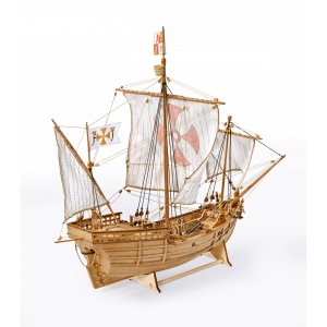 Pinta - Caravela lui Columb 1492, Navomodel Amati, Scara 1:65 Lungime 45cm - Img 4