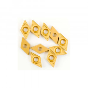 Placute amovibile din carbura de tungsten DCMT 070204 Proxxon 24557, set 10 bucati, pentru suporturile 24555 si 24556 - Img 5