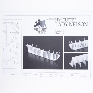 Planuri contructie navomodel, salupa Lady Nelson, Scara 1:64, Lungime: 530mm, Amati Italia - Img 4
