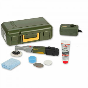 Proxxon 29820, Masina de lustruit cu gat lung si acumulator WP/A, 10,8 V, 1100 - 2800 rpm, acumulator, incarcator si accesorii
