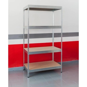 Raft metalic depozitare, 192 x 100 x 50 cm, 5 polite,300 kg/polita - Img 3