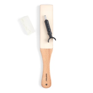 Scula de honuire si polisat lame cutite pielarie Craftool Tandy Leather | 27.3 cm - Img 4