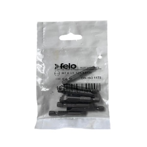 Set 10 biti Felo, seria Industrial profil Drept, E6.3, 6.5x1.2mm, 50mm - Img 1
