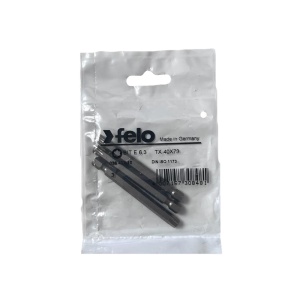 Set 3 biti Felo, seria Industrial profil Torx, E6.3, TX40, 73mm - Img 1