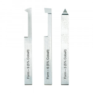 Set 3 cutite pentru filete Proxxon 24540, 8 x 8 x 80 mm, HSS 5% cobalt, pentru strungul PD 250/E - Img 2