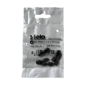Set 5 biti Felo, seria Impact profil Philips, C6.3, PH2, 25mm - Img 1