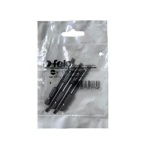 Set 5 biti Felo, seria Industrial profil Drept, E6.3, 3.5x0.6mm, 73mm - Img 1