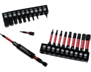 Set biți WGB 1/4", hexagon cu adaptor - Img 4