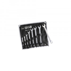 Set chei combinate fixă-inelară WGB 7-19 mm, 8 piese, crom-vanadiu, Ius Brasov
