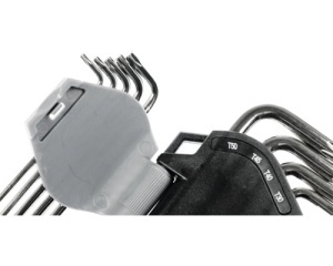 Set chei torx WGB TX10-TX50, 9 piese, crom-vanadiu - Img 2