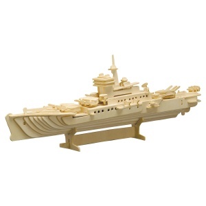 Set de constructie din lemn „Cruiser” debitat cu laser Pebaro