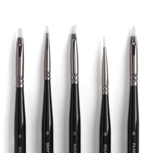 Set pensule Angelus Micro Detail pentru detalii fine, 5 bucati - Tandy Leather 2812-07 - Img 2