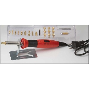 Set pirogravura pentru pielarie (Leather Burning Tool Set), varianta UK, 60 W - Tandy Leather 8127-10