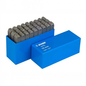 Set poansoane litere mari A-Z 642LPB | Otel carbon de scule | DIN 1451