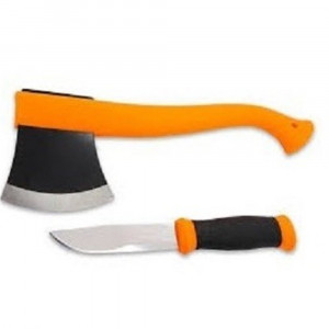 Set topor si Cutit 2000 portocaliu, Morakniv - Img 1