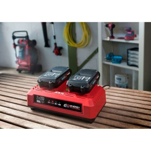 SKIL 3128 AA, Incarcator dual 20V Max, 2.4A, pentru acumulatorii SKIL PWRCORE 20 - Img 3