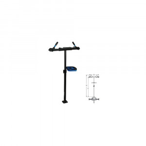 Stand pentru reparare biciclete cu doua falci si piulita reglabila fara farfurie plata, Unior