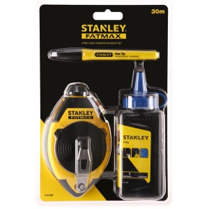 Stanley 0-47-681, set sfoara de trasare + creta albastra + marker, blister - Img 4