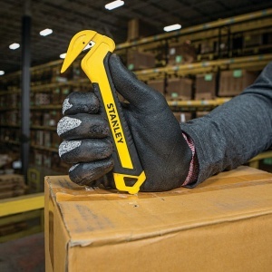 Stanley STHT10356-0, Cutter pentru carton cu maner cauciucat, lama tip carlig - Img 6