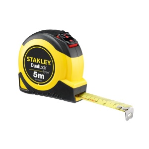 Stanley STHT36803-0, ruleta tylon cu dubla blocare 5m, acoperire Tylon, maner ergonomic, 5m x 19mm, blister - Img 5