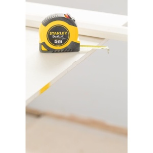 Stanley STHT36803-0, ruleta tylon cu dubla blocare 5m, acoperire Tylon, maner ergonomic, 5m x 19mm, blister - Img 8
