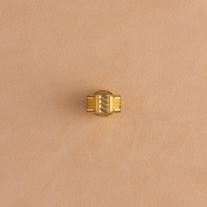 Stanta de embosare din alama, model impletitura cos cu franghie (Rope Basket Weave) - Tandy Leather 8900-17 - Img 3