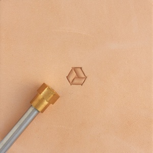 Stanta de embosare din alama, model tri-weave dimensional (Dimensional Triweave) - Tandy Leather 8900-35