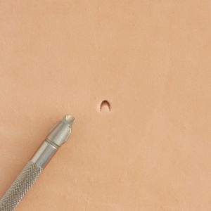 Stanta de embosare piele Craftool U853 (mulefoot zimtat rotunjit) - Tandy Leather 6853-00