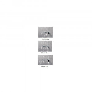 SU4 Set 25 carlige metalice, 50 mm, 100 mm, 200 mm