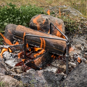 Suport pliabil cu trei picioare Stabilotherm pentru tigai si plite de camping - Img 3