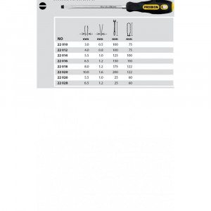Surubelnita FLEX-DOT dreapta, Proxxon 22020, 10x1.6x200mm - Img 4