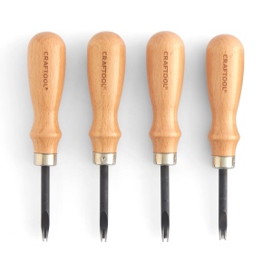 Tesitor manual pentru pielarie Straight Edge Beveler Nr. 4 (2.31 mm) - Tandy Leather