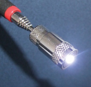 Tija magnetica, extensibila pana la 70 cm cu led, Pebaro - Img 2