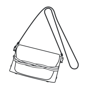 Tipar hartie geanta crossbody Adalynn (Adalynn Crossbody) - Tandy Leather 56431-00