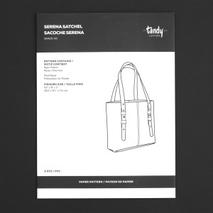 Tipar hartie geanta satchel Serena (Serena Satchel) - Tandy Leather 56425-00 - imagine 3