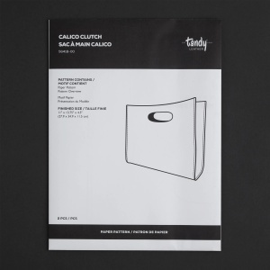 Tipar hartie plic Calico (Calico Clutch) - Tandy Leather 56418-00 - imagine 3