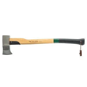 Topor despicare lemne de foc cu teaca din piele, Super Splitter Adler - Img 4
