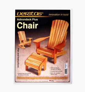 Veritas Adirondack Plus Chair & Footstool Plan 05L05.01 – Plan constructie scaun Adirondack si suport picioare